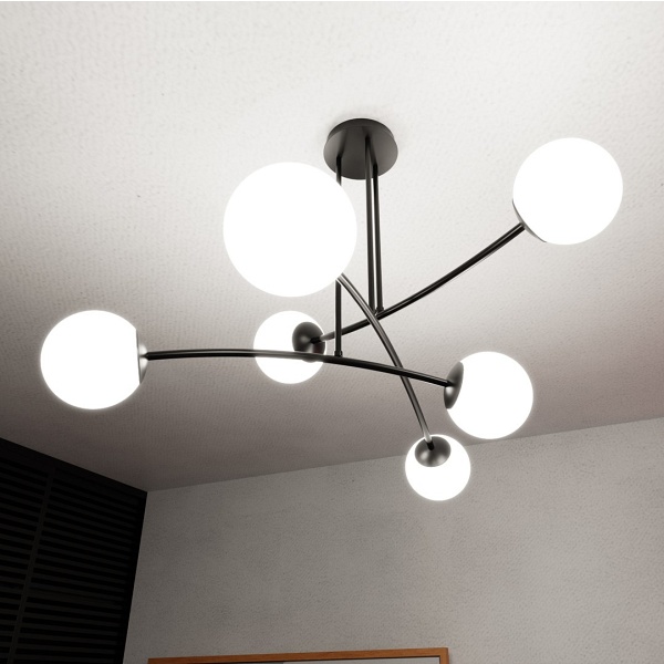 Lampa sufitowa HALLDOR 6 BLACK