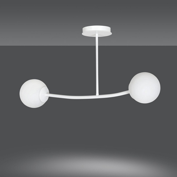 Lampa sufitowa HALLDOR 2 WHITE - Emibig