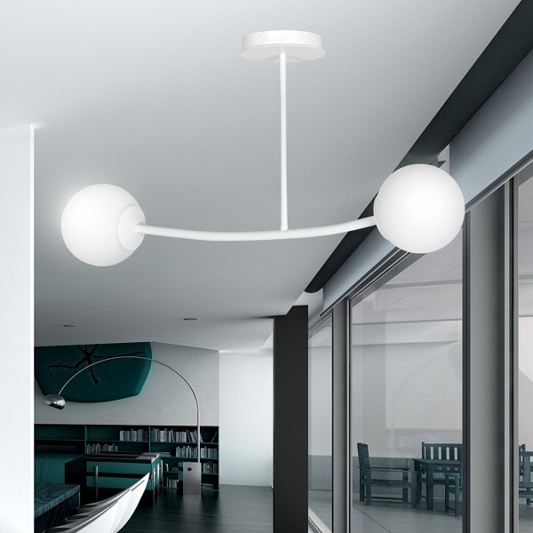 Lampa sufitowa HALLDOR 2 WHITE