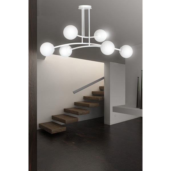 Lampa sufitowa HALLDOR 6 WHITE