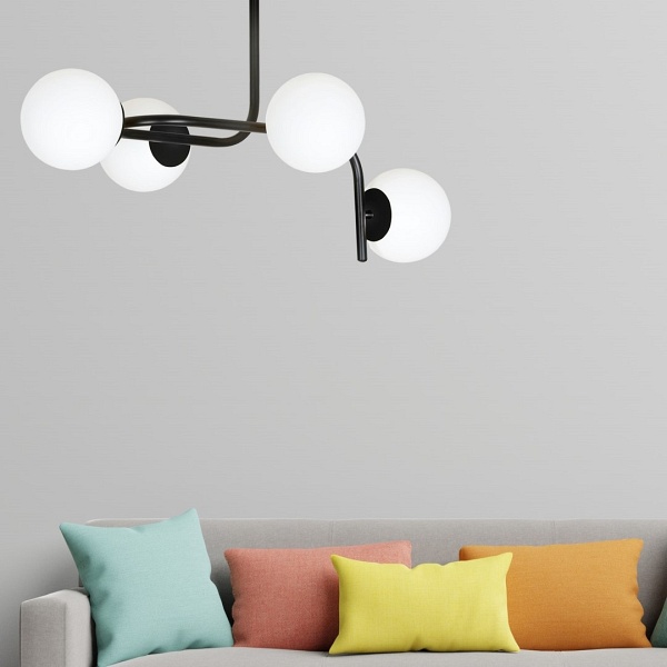 Lampa sufitowa KALF 4A BLACK