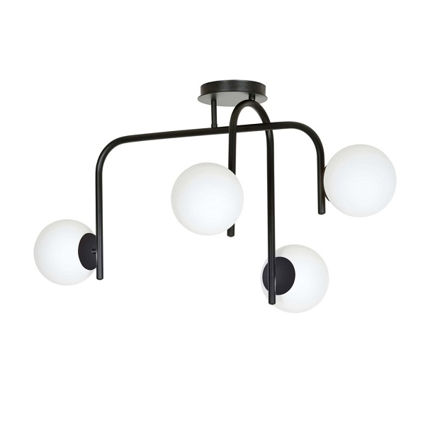 Lampa sufitowa KALF 4B BLACK