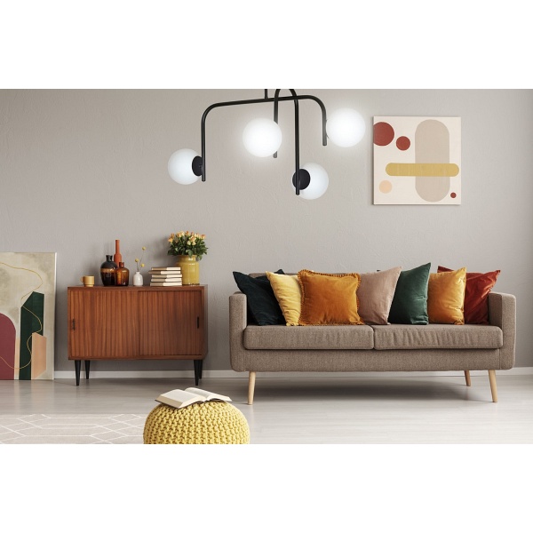 Lampa sufitowa KALF 4B BLACK