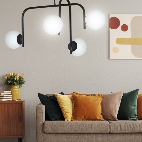 Lampa sufitowa KALF 4B BLACK