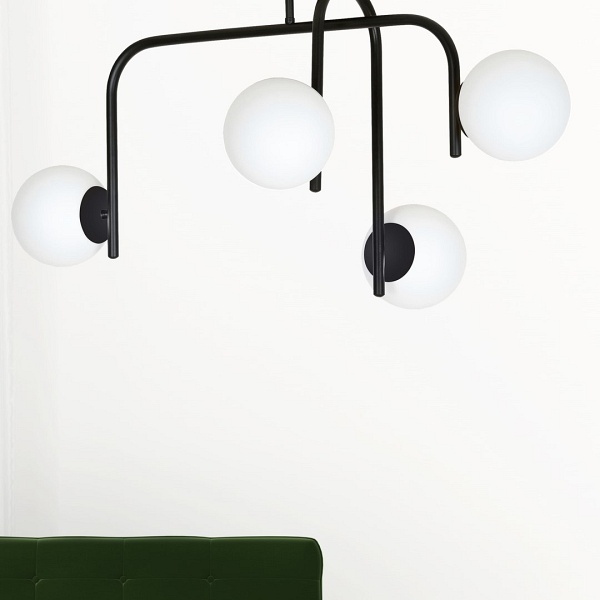 Lampa sufitowa KALF 4B BLACK
