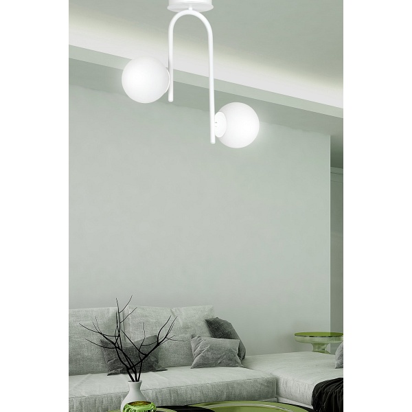 Lampa sufitowa KALF 2 WHITE