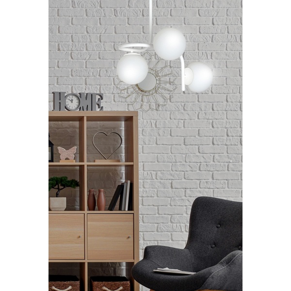 Lampa sufitowa KALF 3 WHITE