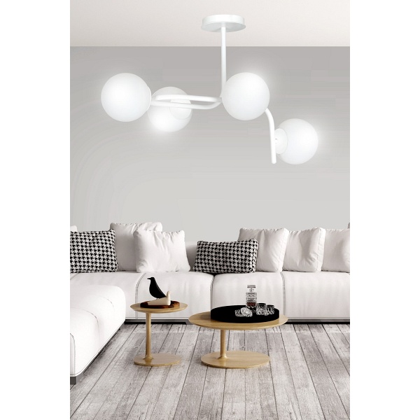 Lampa sufitowa KALF 4A WHITE