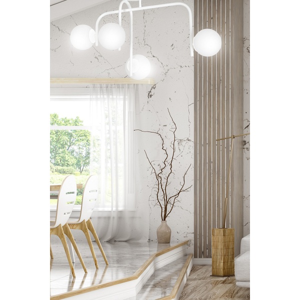 Lampa sufitowa KALF 4B WHITE