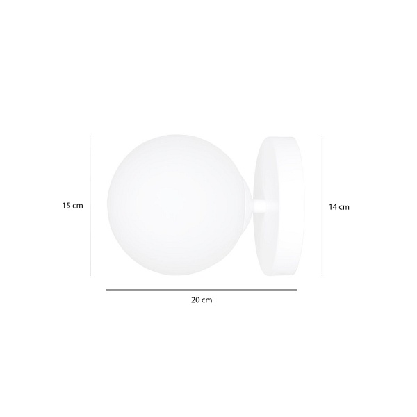 Kinkiet KALF K1 WHITE