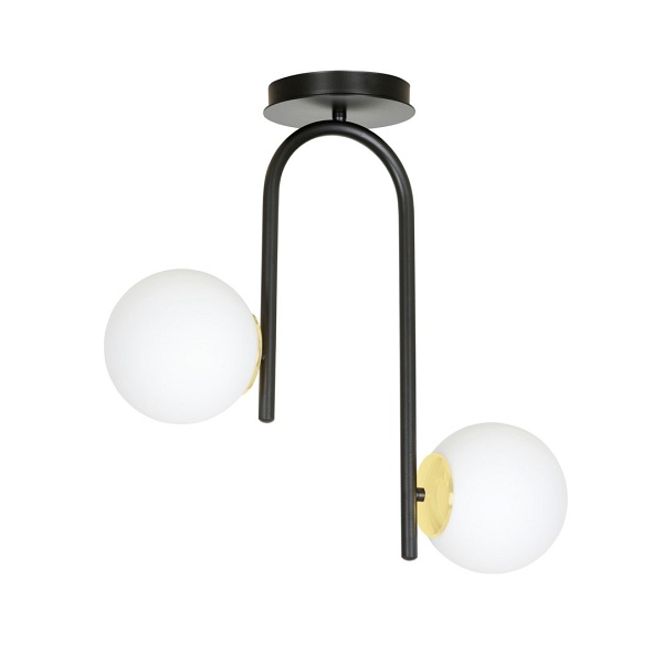 Lampa sufitowa RAGNAR 2 BLACK GOLD