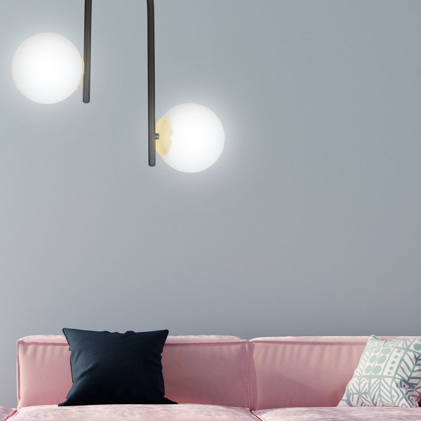 Lampa sufitowa RAGNAR 2 BLACK GOLD