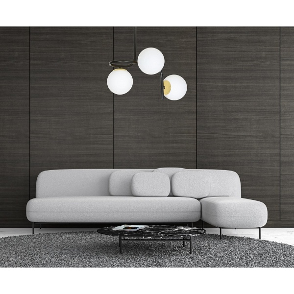 Lampa sufitowa RAGNAR 3 BLACK GOLD