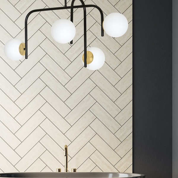 Lampa sufitowa RAGNAR 4B BLACK GOLD