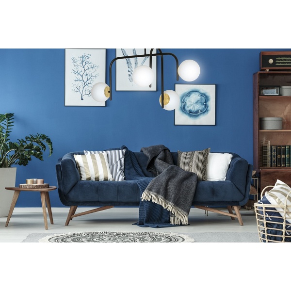 Lampa sufitowa RAGNAR 4B BLACK GOLD