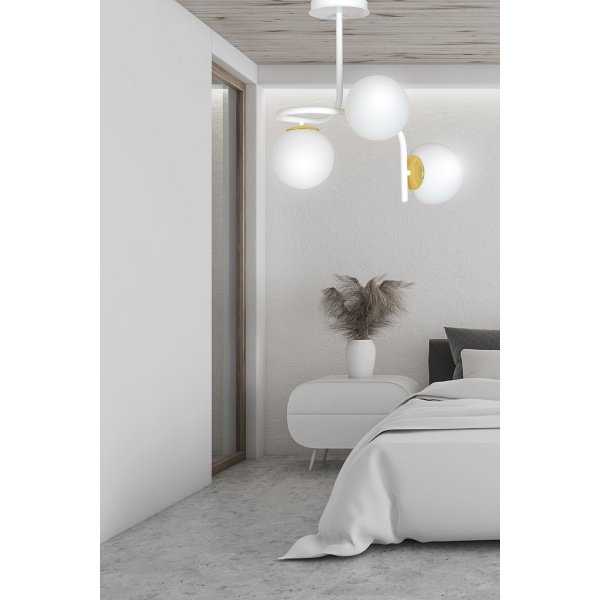 Lampa sufitowa RAGNAR 3 WHITE GOLD