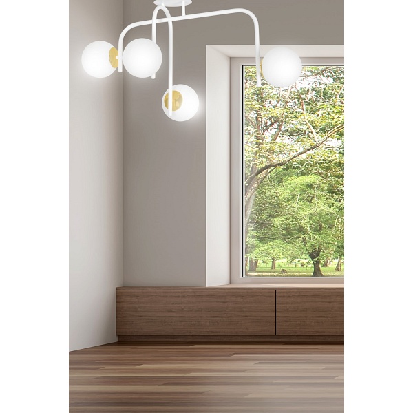 Lampa sufitowa RAGNAR 4B WHITE GOLD