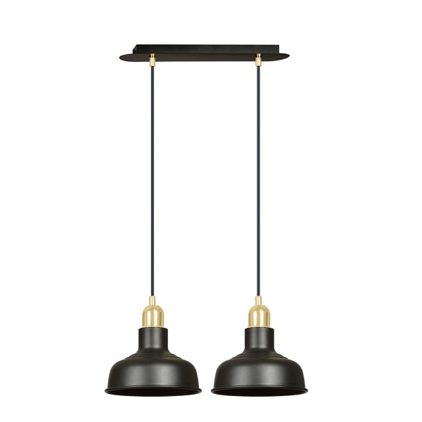 Lampa wisząca IBOR 2 BLACK - Emibig