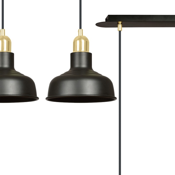 Lampa wisząca IBOR 2 BLACK - Emibig
