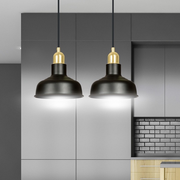 Lampa wisząca IBOR 2 BLACK - Emibig