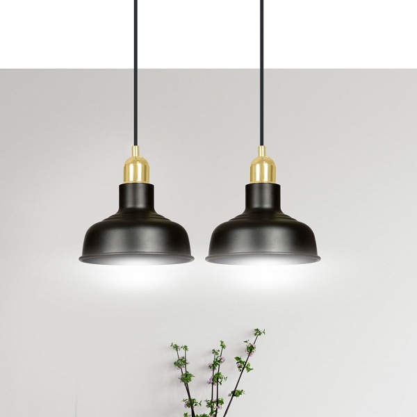 Lampa wisząca IBOR 2 BLACK - Emibig