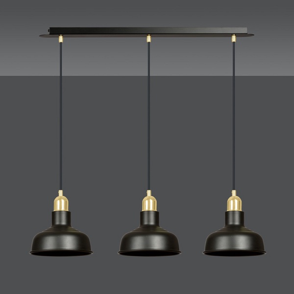 Lampa wisząca IBOR 3 BLACK