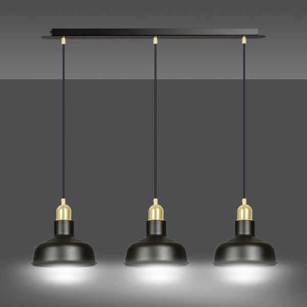 Lampa wisząca IBOR 3 BLACK