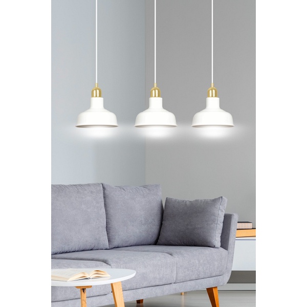 Lampa wisząca IBOR 3 WHITE - Emibig