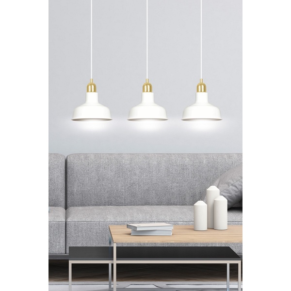 Lampa wisząca IBOR 3 WHITE
