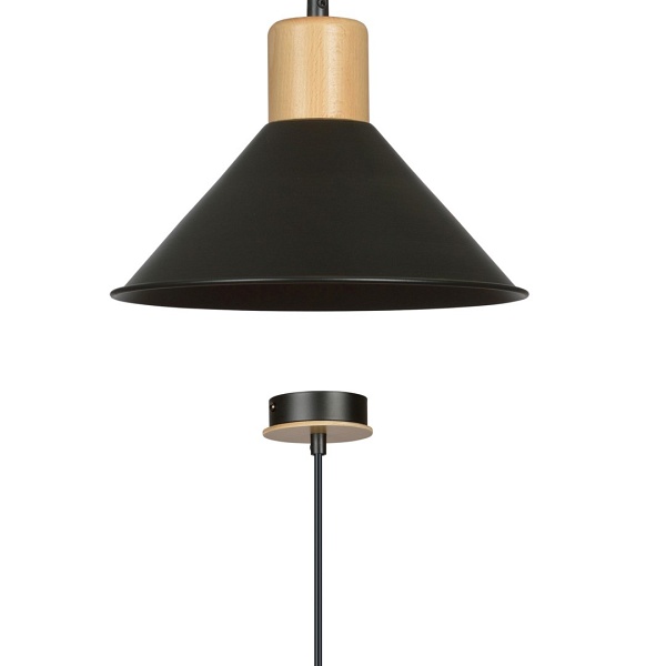 Lampa wisząca ROWEN 1 BLACK
