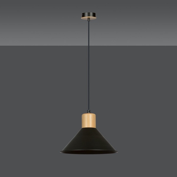 Lampa wisząca ROWEN 1 BLACK