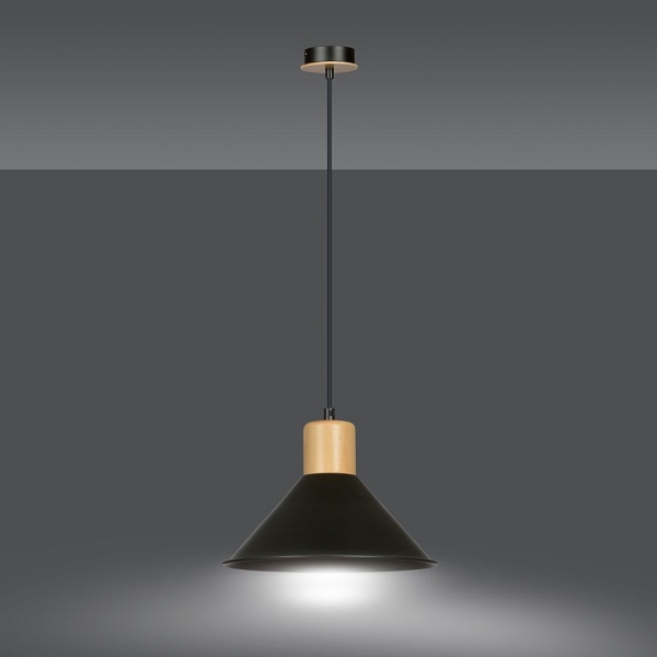 Lampa wisząca ROWEN 1 BLACK