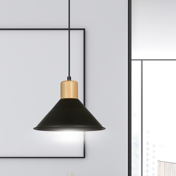 Lampa wisząca ROWEN 1 BLACK