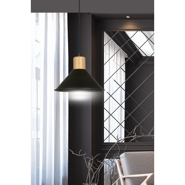 Lampa wisząca ROWEN 1 BLACK