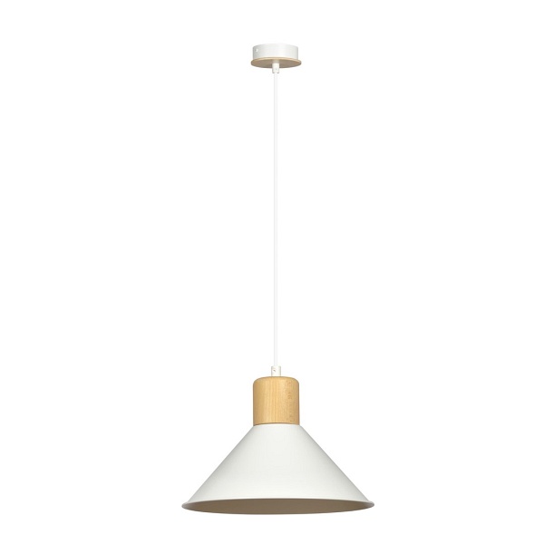 Lampa wisząca ROWEN 1 WHITE - Emibig