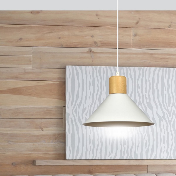 Lampa wisząca ROWEN 1 WHITE - Emibig