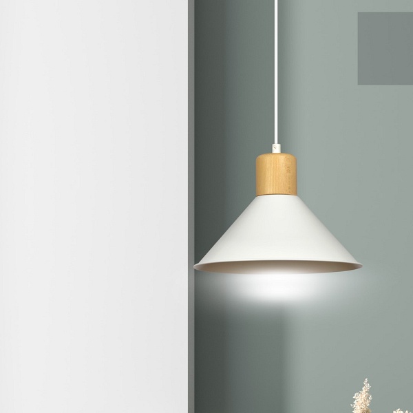 Lampa wisząca ROWEN 1 WHITE - Emibig