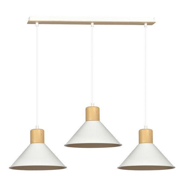 Lampa wisząca ROWEN 3 WHITE