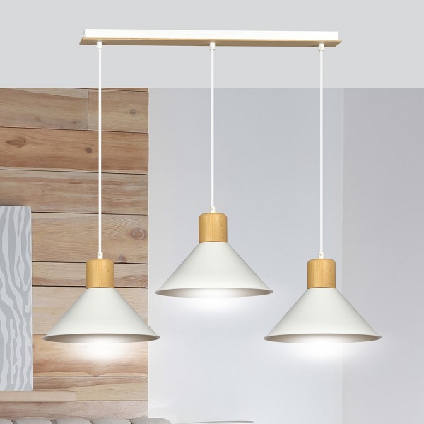 Lampa wisząca ROWEN 3 WHITE