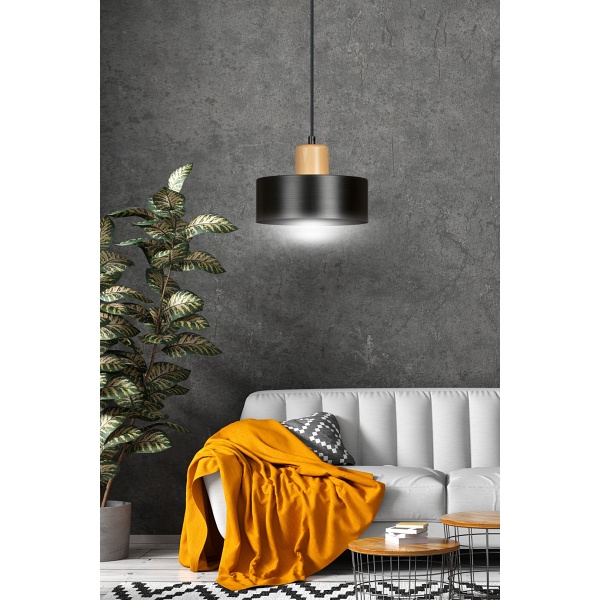 Lampa wisząca TORIN 1 BLACK