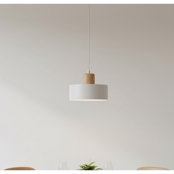 Lampa wisząca TORIN 1 WHITE - Emibig