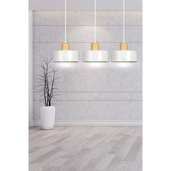 Lampa wisząca TORIN 3 WHITE