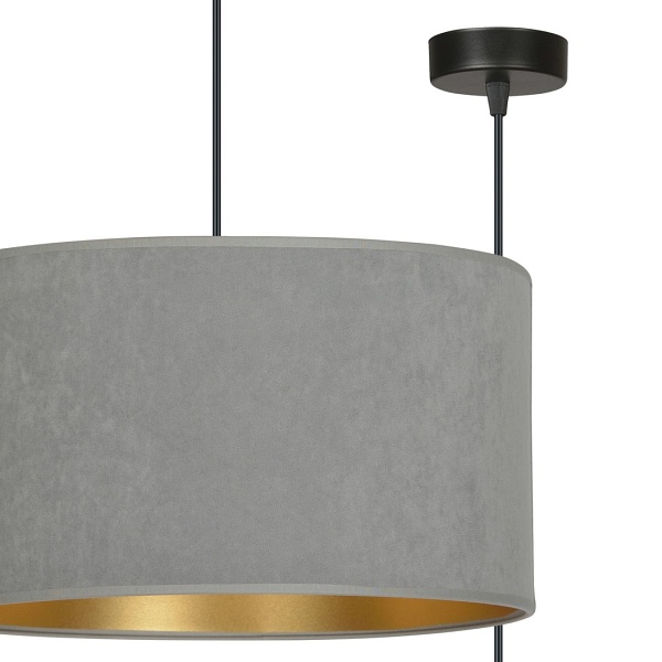 Lampa wisząca HILDE 1 BL GRAY - Emibig