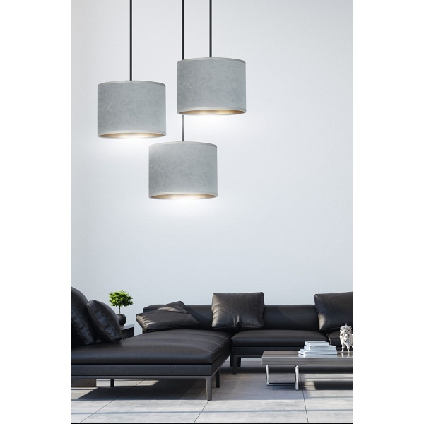 Lampa wisząca HILDE 3 BL PREMIUM GRAY