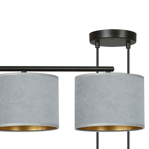 Lampa wisząca HILDE 4 BL GRAY - Emibig