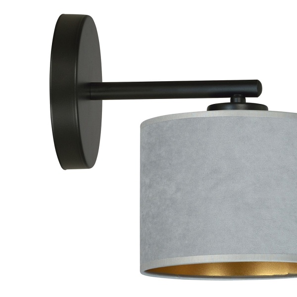 Kinkiet HILDE K1 BL GRAY - Emibig