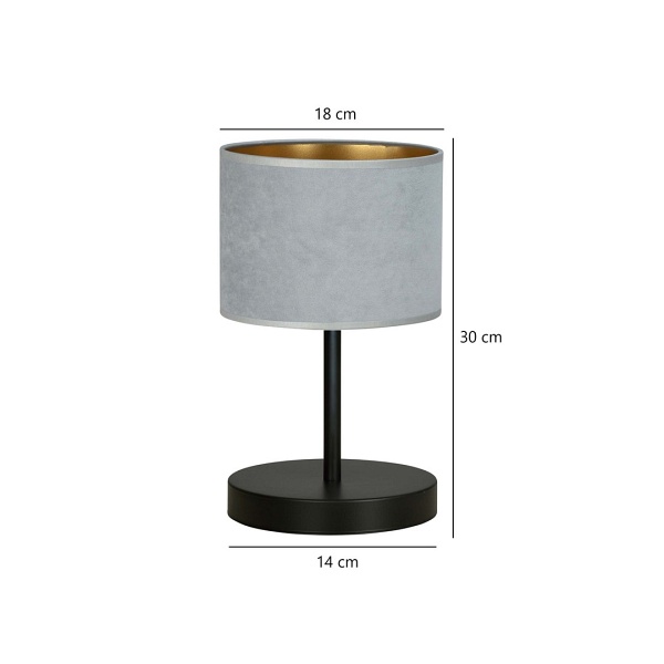 Lampa HILDE LN1 BL GRAY