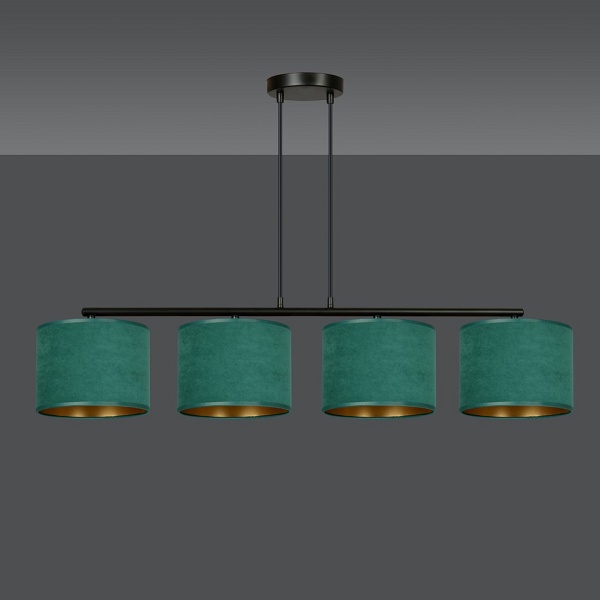 Lampa wisząca HILDE 4 BL GREEN