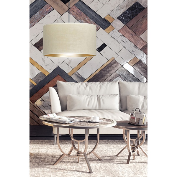 Lampa wisząca HILDE 1 BL WHITE