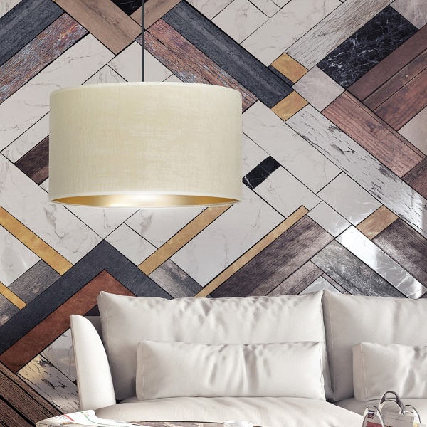 Lampa wisząca HILDE 1 BL WHITE